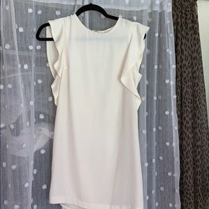 Forever 21 cream dress with cutouts size XS
